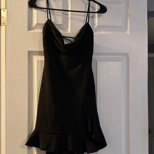 Lucy in the Sky Black Mini Dress